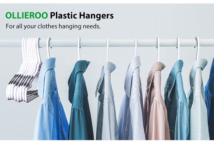 plastic hanger for clothes